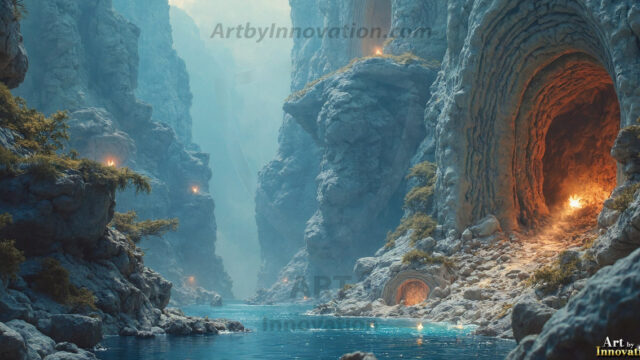 Amazing Alien Life forms and Planets. Fantasy Photographs, by Art by Innovation. Vibrant and detailed, high-resolution quality rendering of fantasy worlds with amazing creatures, both the fauna and flora, that might exist on alien worlds.