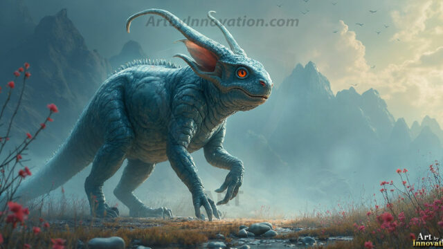 Amazing Alien Life forms and Planets. Fantasy Photographs, by Art by Innovation. Vibrant and detailed, high-resolution quality rendering of fantasy worlds with amazing creatures, both the fauna and flora, that might exist on alien worlds.