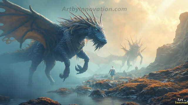 Amazing Alien Life forms and Planets. Fantasy Photographs, by Art by Innovation. Vibrant and detailed, high-resolution quality rendering of fantasy worlds with amazing creatures, both the fauna and flora, that might exist on alien worlds.