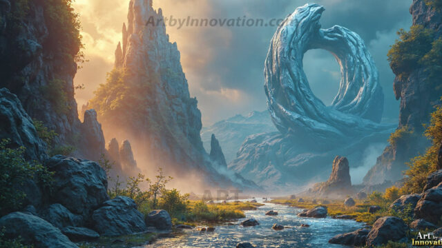 Amazing Alien Life forms and Planets. Fantasy Photographs, by Art by Innovation. Vibrant and detailed, high-resolution quality rendering of fantasy worlds with amazing creatures, both the fauna and flora, that might exist on alien worlds.