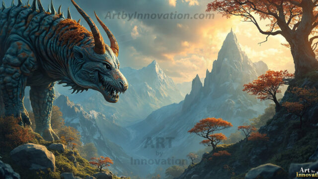 Amazing Alien Life forms and Planets. Fantasy Photographs, by Art by Innovation. Vibrant and detailed, high-resolution quality rendering of fantasy worlds with amazing creatures, both the fauna and flora, that might exist on alien worlds.