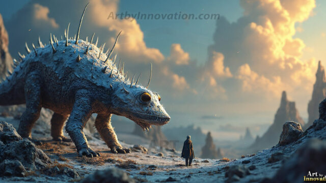 Amazing Alien Life forms and Planets. Fantasy Photographs, by Art by Innovation. Vibrant and detailed, high-resolution quality rendering of fantasy worlds with amazing creatures, both the fauna and flora, that might exist on alien worlds.