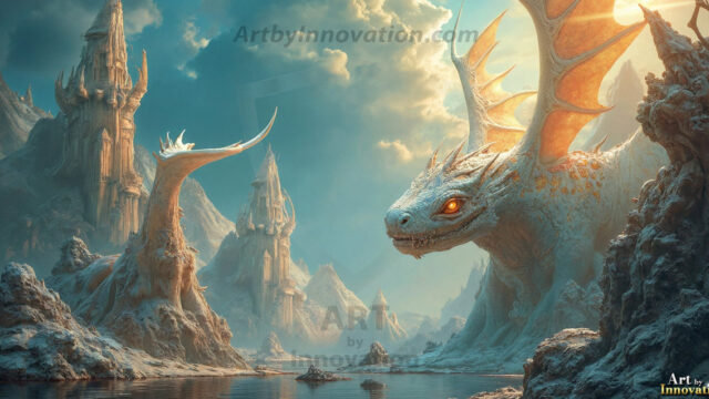 Amazing Alien Life forms and Planets. Fantasy Photographs, by Art by Innovation. Vibrant and detailed, high-resolution quality rendering of fantasy worlds with amazing creatures, both the fauna and flora, that might exist on alien worlds.