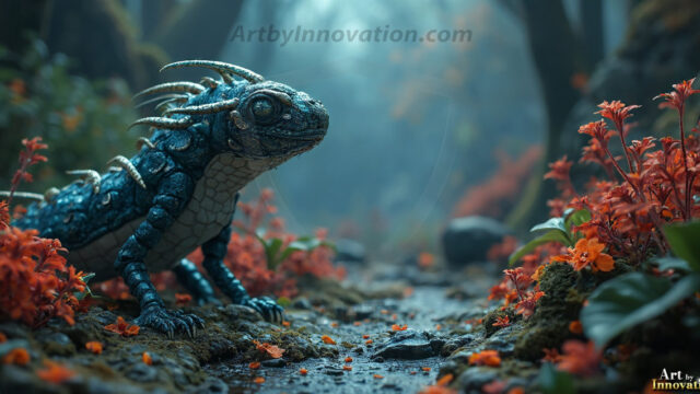 Amazing Alien Life forms and Planets. Fantasy Photographs, by Art by Innovation. Vibrant and detailed, high-resolution quality rendering of fantasy worlds with amazing creatures, both the fauna and flora, that might exist on alien worlds.