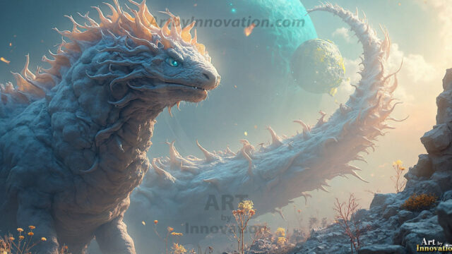 Amazing Alien Life forms and Planets. Fantasy Photographs, by Art by Innovation. Vibrant and detailed, high-resolution quality rendering of fantasy worlds with amazing creatures, both the fauna and flora, that might exist on alien worlds.