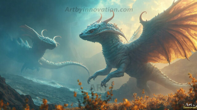 Amazing Alien Life forms and Planets. Fantasy Photographs, by Art by Innovation. Vibrant and detailed, high-resolution quality rendering of fantasy worlds with amazing creatures, both the fauna and flora, that might exist on alien worlds.