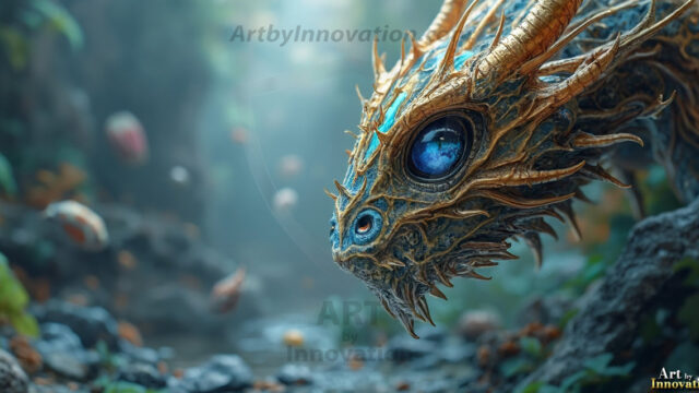 Amazing Alien Life forms and Planets. Fantasy Photographs, by Art by Innovation. Vibrant and detailed, high-resolution quality rendering of fantasy worlds with amazing creatures, both the fauna and flora, that might exist on alien worlds.
