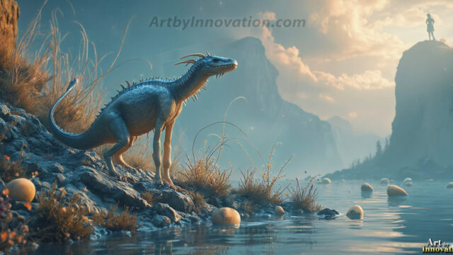Amazing Alien Life forms and Planets. Fantasy Photographs, by Art by Innovation. Vibrant and detailed, high-resolution quality rendering of fantasy worlds with amazing creatures, both the fauna and flora, that might exist on alien worlds.