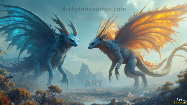 Amazing Alien Life forms and Planets. Fantasy Photographs, by Art by Innovation. Vibrant and detailed, high-resolution quality rendering of fantasy worlds with amazing creatures, both the fauna and flora, that might exist on alien worlds.