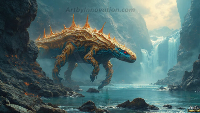 Amazing Alien Life forms and Planets. Fantasy Photographs, by Art by Innovation. Vibrant and detailed, high-resolution quality rendering of fantasy worlds with amazing creatures, both the fauna and flora, that might exist on alien worlds.