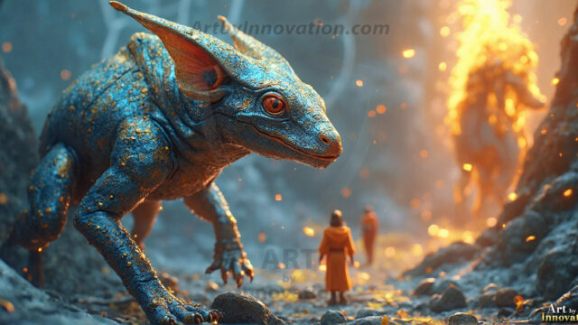 Amazing Alien Life forms and Planets. Fantasy Photographs, by Art by Innovation. Vibrant and detailed, high-resolution quality rendering of fantasy worlds with amazing creatures, both the fauna and flora, that might exist on alien worlds.