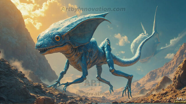 Amazing Alien Life forms and Planets. Fantasy Photographs, by Art by Innovation. Vibrant and detailed, high-resolution quality rendering of fantasy worlds with amazing creatures, both the fauna and flora, that might exist on alien worlds.