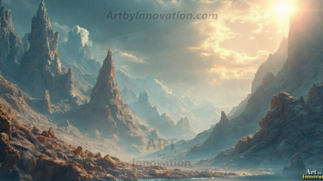 Amazing Alien Life forms and Planets. Fantasy Photographs, by Art by Innovation. Vibrant and detailed, high-resolution quality rendering of fantasy worlds with amazing creatures, both the fauna and flora, that might exist on alien worlds.