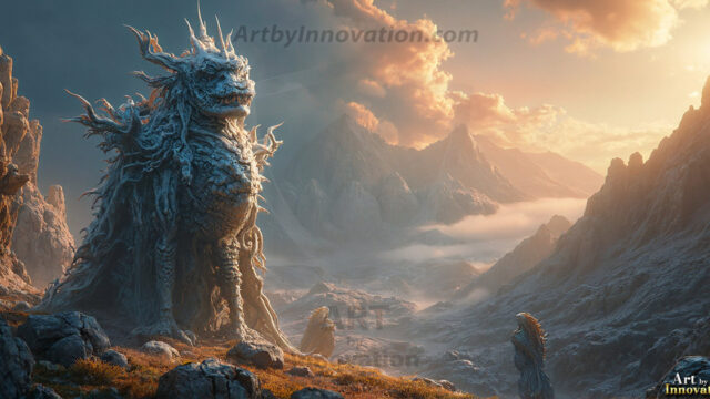 Amazing Alien Life forms and Planets. Fantasy Photographs, by Art by Innovation. Vibrant and detailed, high-resolution quality rendering of fantasy worlds with amazing creatures, both the fauna and flora, that might exist on alien worlds.