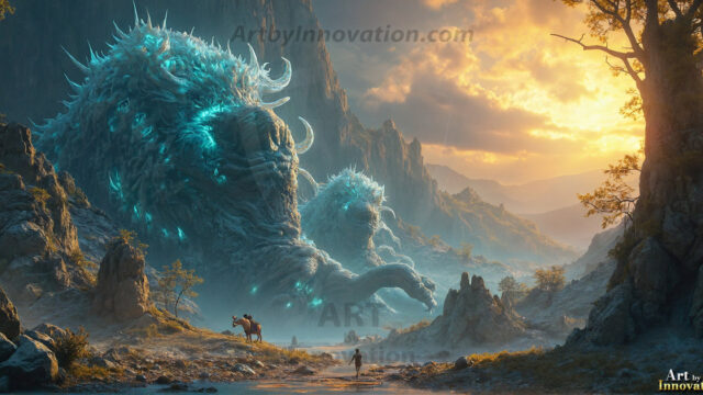 Amazing Alien Life forms and Planets. Fantasy Photographs, by Art by Innovation. Vibrant and detailed, high-resolution quality rendering of fantasy worlds with amazing creatures, both the fauna and flora, that might exist on alien worlds.