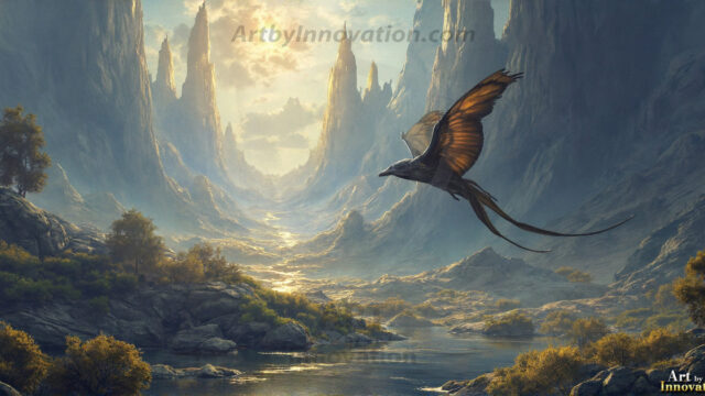 Amazing Alien Life forms and Planets. Fantasy Photographs, by Art by Innovation. Vibrant and detailed, high-resolution quality rendering of fantasy worlds with amazing creatures, both the fauna and flora, that might exist on alien worlds.