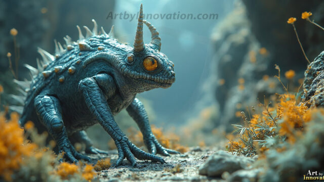 Amazing Alien Life forms and Planets. Fantasy Photographs, by Art by Innovation. Vibrant and detailed, high-resolution quality rendering of fantasy worlds with amazing creatures, both the fauna and flora, that might exist on alien worlds.