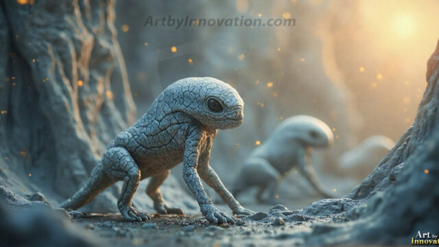 Amazing Alien Life forms and Planets. Fantasy Photographs, by Art by Innovation. Vibrant and detailed, high-resolution quality rendering of fantasy worlds with amazing creatures, both the fauna and flora, that might exist on alien worlds.