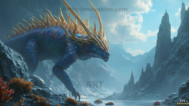 Amazing Alien Life forms and Planets. Fantasy Photographs, by Art by Innovation. Vibrant and detailed, high-resolution quality rendering of fantasy worlds with amazing creatures, both the fauna and flora, that might exist on alien worlds.