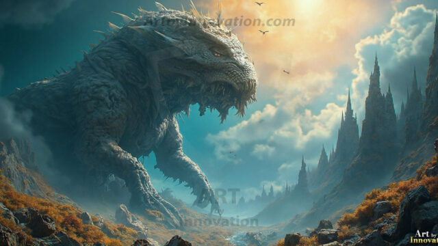 Amazing Alien Life forms and Planets. Fantasy Photographs, by Art by Innovation. Vibrant and detailed, high-resolution quality rendering of fantasy worlds with amazing creatures, both the fauna and flora, that might exist on alien worlds.