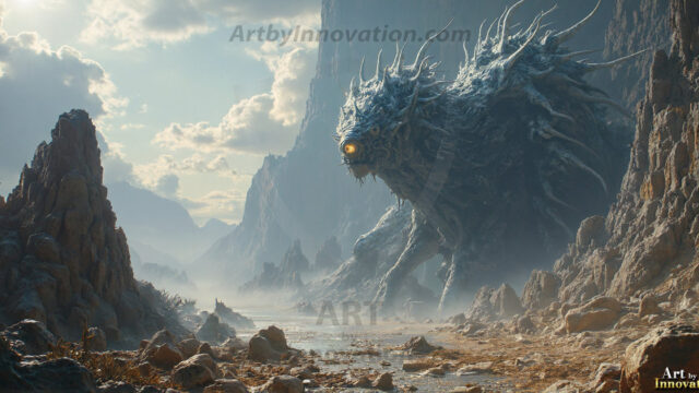 Amazing Alien Life forms and Planets. Fantasy Photographs, by Art by Innovation. Vibrant and detailed, high-resolution quality rendering of fantasy worlds with amazing creatures, both the fauna and flora, that might exist on alien worlds.