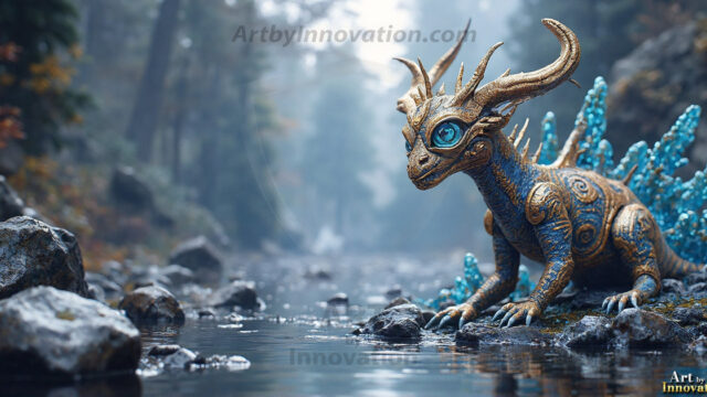 Amazing Alien Life forms and Planets. Fantasy Photographs, by Art by Innovation. Vibrant and detailed, high-resolution quality rendering of fantasy worlds with amazing creatures, both the fauna and flora, that might exist on alien worlds.