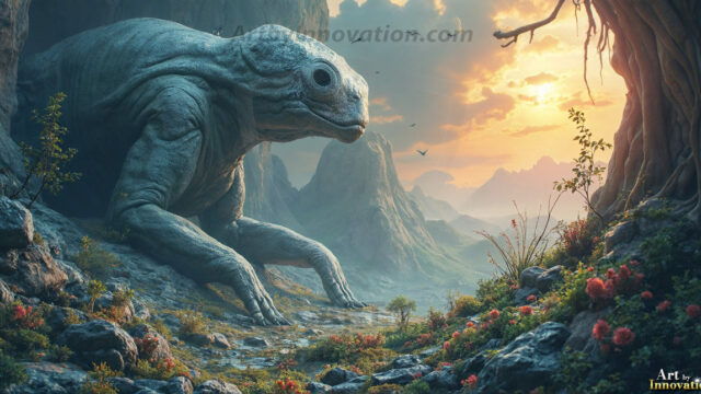 Amazing Alien Life forms and Planets. Fantasy Photographs, by Art by Innovation. Vibrant and detailed, high-resolution quality rendering of fantasy worlds with amazing creatures, both the fauna and flora, that might exist on alien worlds.