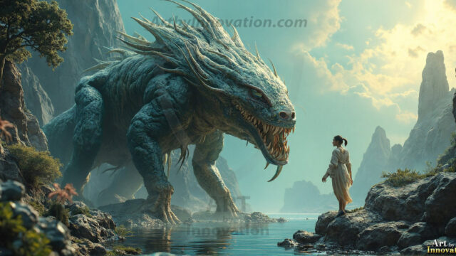 Amazing Alien Life forms and Planets. Fantasy Photographs, by Art by Innovation. Vibrant and detailed, high-resolution quality rendering of fantasy worlds with amazing creatures, both the fauna and flora, that might exist on alien worlds.