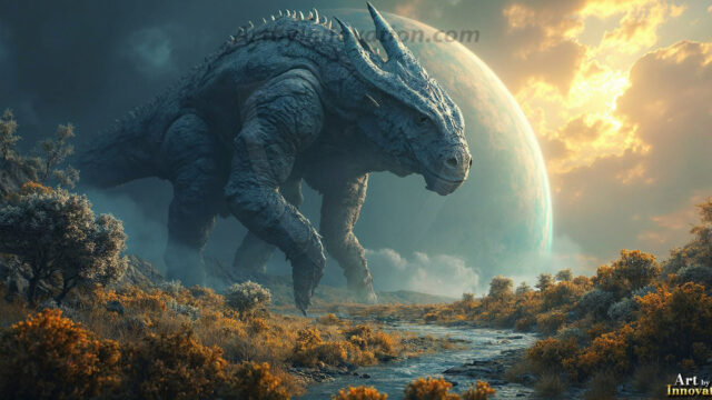 Amazing Alien Life forms and Planets. Fantasy Photographs, by Art by Innovation. Vibrant and detailed, high-resolution quality rendering of fantasy worlds with amazing creatures, both the fauna and flora, that might exist on alien worlds.