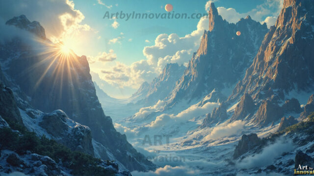 Amazing Alien Life forms and Planets. Fantasy Photographs, by Art by Innovation. Vibrant and detailed, high-resolution quality rendering of fantasy worlds with amazing creatures, both the fauna and flora, that might exist on alien worlds.