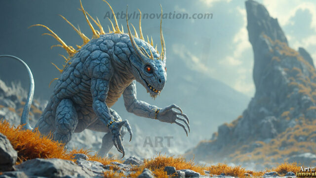 Amazing Alien Life forms and Planets. Fantasy Photographs, by Art by Innovation. Vibrant and detailed, high-resolution quality rendering of fantasy worlds with amazing creatures, both the fauna and flora, that might exist on alien worlds.