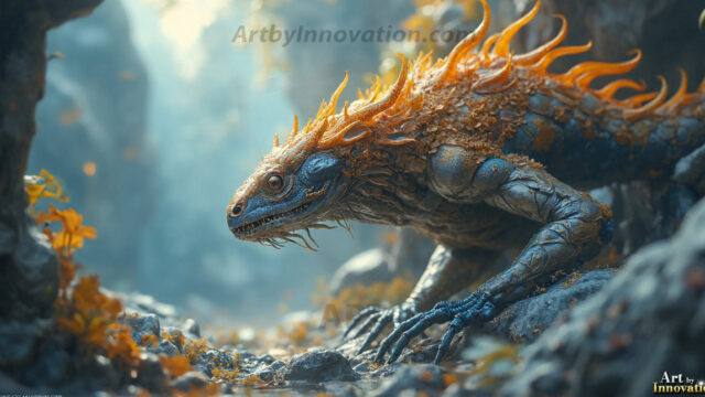 Amazing Alien Life forms and Planets. Fantasy Photographs, by Art by Innovation. Vibrant and detailed, high-resolution quality rendering of fantasy worlds with amazing creatures, both the fauna and flora, that might exist on alien worlds.