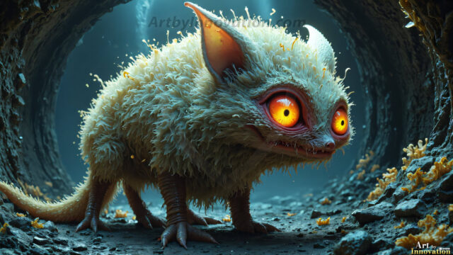 A collection of cute & adorable little-creatures from around the universe. In a photorealistic magical enchanted forest, the surface is covered in vibrant green moss, clusters of bioluminescent mushrooms. With delicate wildflowers blooming in impossible colors — violet, gold, crimson, as adorable little creatures rise from a misty forest floor. A hyper-realistic photo of hybrid creatures, like a adorable baby elephant, no bigger than a human palm. A foxlike creature, with red eyes, fluffy soft fur, and rows of sharp, serrated teeth. A chimera like weird creature, with crazy alien eyes, cyberpunk style. A hyper realistic portrait of a prehensile-tailed opossum, vibrantly colored, illuminated only by moonlight filtering through leaves in the darkness of night.