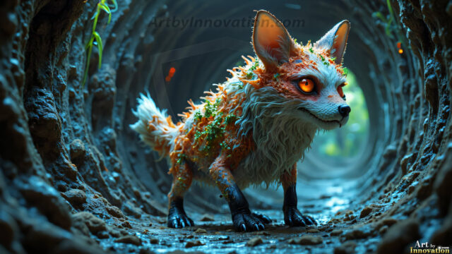 A collection of cute & adorable little-creatures from around the universe. In a photorealistic magical enchanted forest, the surface is covered in vibrant green moss, clusters of bioluminescent mushrooms. With delicate wildflowers blooming in impossible colors — violet, gold, crimson, as adorable little creatures rise from a misty forest floor. A hyper-realistic photo of hybrid creatures, like a adorable baby elephant, no bigger than a human palm. A foxlike creature, with red eyes, fluffy soft fur, and rows of sharp, serrated teeth. A chimera like weird creature, with crazy alien eyes, cyberpunk style. A hyper realistic portrait of a prehensile-tailed opossum, vibrantly colored, illuminated only by moonlight filtering through leaves in the darkness of night.