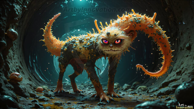 A collection of cute & adorable little-creatures from around the universe. In a photorealistic magical enchanted forest, the surface is covered in vibrant green moss, clusters of bioluminescent mushrooms. With delicate wildflowers blooming in impossible colors — violet, gold, crimson, as adorable little creatures rise from a misty forest floor. A hyper-realistic photo of hybrid creatures, like a adorable baby elephant, no bigger than a human palm. A foxlike creature, with red eyes, fluffy soft fur, and rows of sharp, serrated teeth. A chimera like weird creature, with crazy alien eyes, cyberpunk style. A hyper realistic portrait of a prehensile-tailed opossum, vibrantly colored, illuminated only by moonlight filtering through leaves in the darkness of night.