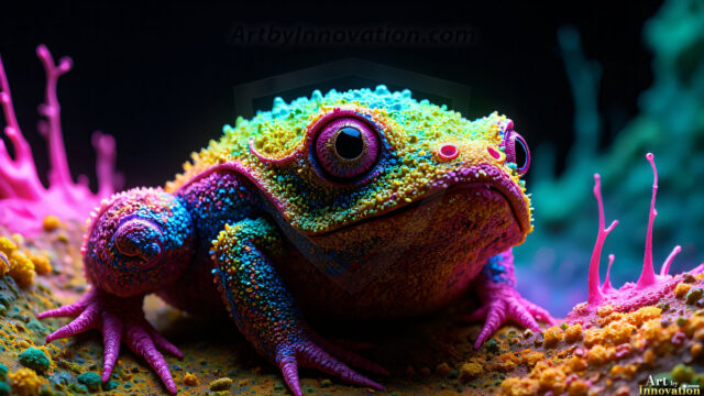 A collection of cute & adorable little-creatures from around the universe. In a photorealistic magical enchanted forest, the surface is covered in vibrant green moss, clusters of bioluminescent mushrooms. With delicate wildflowers blooming in impossible colors — violet, gold, crimson, as adorable little creatures rise from a misty forest floor. A hyper-realistic photo of hybrid creatures, like a adorable baby elephant, no bigger than a human palm. A foxlike creature, with red eyes, fluffy soft fur, and rows of sharp, serrated teeth. A chimera like weird creature, with crazy alien eyes, cyberpunk style. A hyper realistic portrait of a prehensile-tailed opossum, vibrantly colored, illuminated only by moonlight filtering through leaves in the darkness of night.