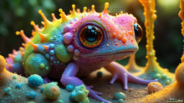 A collection of cute & adorable little-creatures from around the universe. In a photorealistic magical enchanted forest, the surface is covered in vibrant green moss, clusters of bioluminescent mushrooms. With delicate wildflowers blooming in impossible colors — violet, gold, crimson, as adorable little creatures rise from a misty forest floor. A hyper-realistic photo of hybrid creatures, like a adorable baby elephant, no bigger than a human palm. A foxlike creature, with red eyes, fluffy soft fur, and rows of sharp, serrated teeth. A chimera like weird creature, with crazy alien eyes, cyberpunk style. A hyper realistic portrait of a prehensile-tailed opossum, vibrantly colored, illuminated only by moonlight filtering through leaves in the darkness of night.