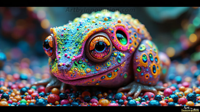 A collection of cute & adorable little-creatures from around the universe. In a photorealistic magical enchanted forest, the surface is covered in vibrant green moss, clusters of bioluminescent mushrooms. With delicate wildflowers blooming in impossible colors — violet, gold, crimson, as adorable little creatures rise from a misty forest floor. A hyper-realistic photo of hybrid creatures, like a adorable baby elephant, no bigger than a human palm. A foxlike creature, with red eyes, fluffy soft fur, and rows of sharp, serrated teeth. A chimera like weird creature, with crazy alien eyes, cyberpunk style. A hyper realistic portrait of a prehensile-tailed opossum, vibrantly colored, illuminated only by moonlight filtering through leaves in the darkness of night.