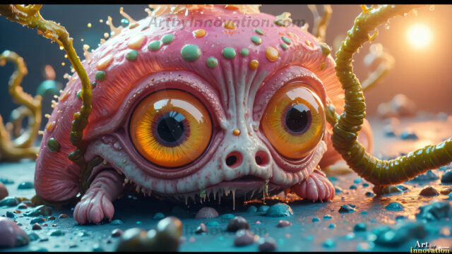 A collection of cute & adorable little-creatures from around the universe. In a photorealistic magical enchanted forest, the surface is covered in vibrant green moss, clusters of bioluminescent mushrooms. With delicate wildflowers blooming in impossible colors — violet, gold, crimson, as adorable little creatures rise from a misty forest floor. A hyper-realistic photo of hybrid creatures, like a adorable baby elephant, no bigger than a human palm. A foxlike creature, with red eyes, fluffy soft fur, and rows of sharp, serrated teeth. A chimera like weird creature, with crazy alien eyes, cyberpunk style. A hyper realistic portrait of a prehensile-tailed opossum, vibrantly colored, illuminated only by moonlight filtering through leaves in the darkness of night.