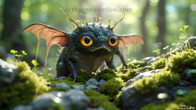 A collection of cute & adorable little-creatures from around the universe. In a photorealistic magical enchanted forest, the surface is covered in vibrant green moss, clusters of bioluminescent mushrooms. With delicate wildflowers blooming in impossible colors — violet, gold, crimson, as adorable little creatures rise from a misty forest floor. A hyper-realistic photo of hybrid creatures, like a adorable baby elephant, no bigger than a human palm. A foxlike creature, with red eyes, fluffy soft fur, and rows of sharp, serrated teeth. A chimera like weird creature, with crazy alien eyes, cyberpunk style. A hyper realistic portrait of a prehensile-tailed opossum, vibrantly colored, illuminated only by moonlight filtering through leaves in the darkness of night.