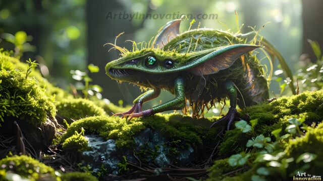 A collection of cute & adorable little-creatures from around the universe. In a photorealistic magical enchanted forest, the surface is covered in vibrant green moss, clusters of bioluminescent mushrooms. With delicate wildflowers blooming in impossible colors — violet, gold, crimson, as adorable little creatures rise from a misty forest floor. A hyper-realistic photo of hybrid creatures, like a adorable baby elephant, no bigger than a human palm. A foxlike creature, with red eyes, fluffy soft fur, and rows of sharp, serrated teeth. A chimera like weird creature, with crazy alien eyes, cyberpunk style. A hyper realistic portrait of a prehensile-tailed opossum, vibrantly colored, illuminated only by moonlight filtering through leaves in the darkness of night.
