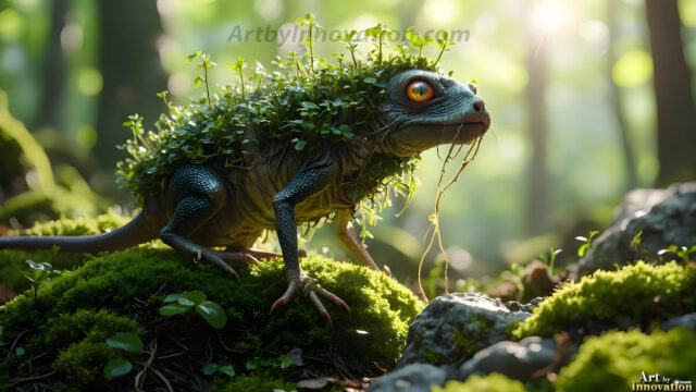 A collection of cute & adorable little-creatures from around the universe. In a photorealistic magical enchanted forest, the surface is covered in vibrant green moss, clusters of bioluminescent mushrooms. With delicate wildflowers blooming in impossible colors — violet, gold, crimson, as adorable little creatures rise from a misty forest floor. A hyper-realistic photo of hybrid creatures, like a adorable baby elephant, no bigger than a human palm. A foxlike creature, with red eyes, fluffy soft fur, and rows of sharp, serrated teeth. A chimera like weird creature, with crazy alien eyes, cyberpunk style. A hyper realistic portrait of a prehensile-tailed opossum, vibrantly colored, illuminated only by moonlight filtering through leaves in the darkness of night.