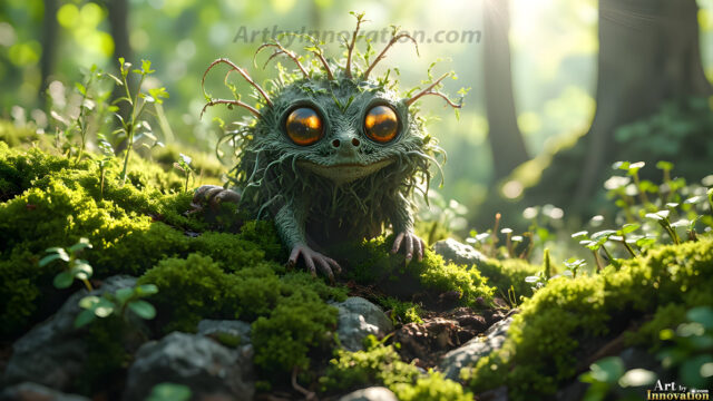 A collection of cute & adorable little-creatures from around the universe. In a photorealistic magical enchanted forest, the surface is covered in vibrant green moss, clusters of bioluminescent mushrooms. With delicate wildflowers blooming in impossible colors — violet, gold, crimson, as adorable little creatures rise from a misty forest floor. A hyper-realistic photo of hybrid creatures, like a adorable baby elephant, no bigger than a human palm. A foxlike creature, with red eyes, fluffy soft fur, and rows of sharp, serrated teeth. A chimera like weird creature, with crazy alien eyes, cyberpunk style. A hyper realistic portrait of a prehensile-tailed opossum, vibrantly colored, illuminated only by moonlight filtering through leaves in the darkness of night.