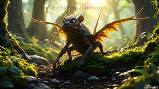 A collection of cute & adorable little-creatures from around the universe. In a photorealistic magical enchanted forest, the surface is covered in vibrant green moss, clusters of bioluminescent mushrooms. With delicate wildflowers blooming in impossible colors — violet, gold, crimson, as adorable little creatures rise from a misty forest floor. A hyper-realistic photo of hybrid creatures, like a adorable baby elephant, no bigger than a human palm. A foxlike creature, with red eyes, fluffy soft fur, and rows of sharp, serrated teeth. A chimera like weird creature, with crazy alien eyes, cyberpunk style. A hyper realistic portrait of a prehensile-tailed opossum, vibrantly colored, illuminated only by moonlight filtering through leaves in the darkness of night.