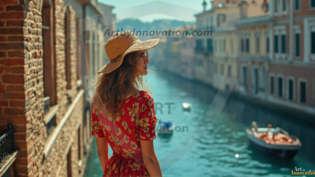 A collection of pictures of beautiful women from various locations around the world. This collection of images was created using AI and includes a mixture of real world locations, as well as fantasy settings. The image prompt was wrote to the make the background a high priority along with the model in the photograph.