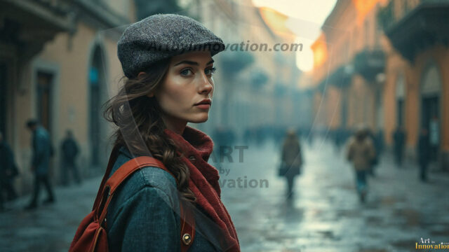 A collection of pictures of beautiful women from various locations around the world. This collection of images was created using AI and includes a mixture of real world locations, as well as fantasy settings. The image prompt was wrote to the make the background a high priority along with the model in the photograph.