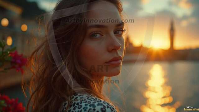 A collection of pictures of beautiful women from various locations around the world. This collection of images was created using AI and includes a mixture of real world locations, as well as fantasy settings. The image prompt was wrote to the make the background a high priority along with the model in the photograph.