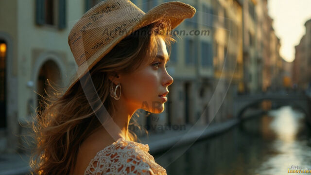 A collection of pictures of beautiful women from various locations around the world. This collection of images was created using AI and includes a mixture of real world locations, as well as fantasy settings. The image prompt was wrote to the make the background a high priority along with the model in the photograph.