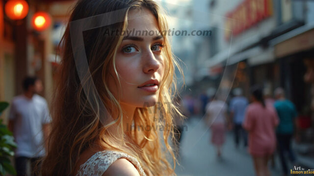 A collection of pictures of beautiful women from various locations around the world. This collection of images was created using AI and includes a mixture of real world locations, as well as fantasy settings. The image prompt was wrote to the make the background a high priority along with the model in the photograph.