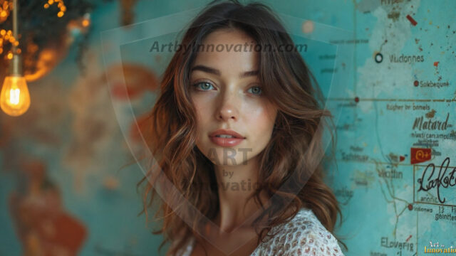 A collection of pictures of beautiful women from various locations around the world. This collection of images was created using AI and includes a mixture of real world locations, as well as fantasy settings. The image prompt was wrote to the make the background a high priority along with the model in the photograph.